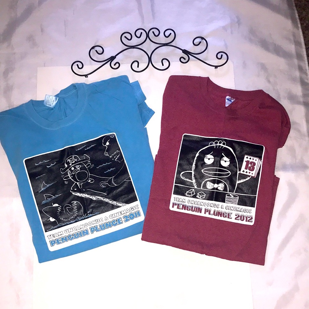 Set of 2 men’s extra large Colored T-shirts. NWOT